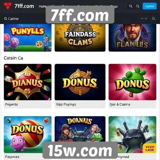 Comparação de jogos populares disponíveis no 7ff.com